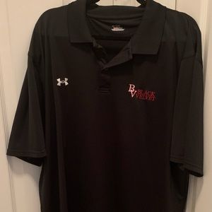 Under Armour XXL polo in good shape. Is says Black Velvet on it.